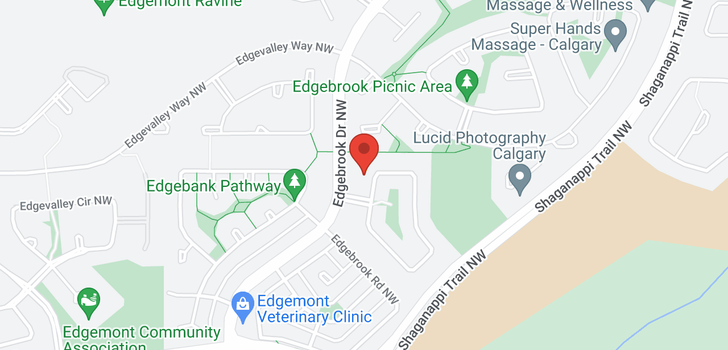 map of 207 EDGEBROOK Close NW